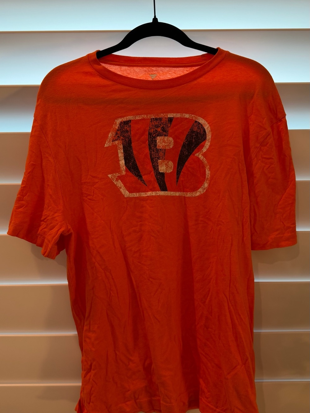 Fanatics Orange Joe Burrow Men's Tee with Bengals Logo